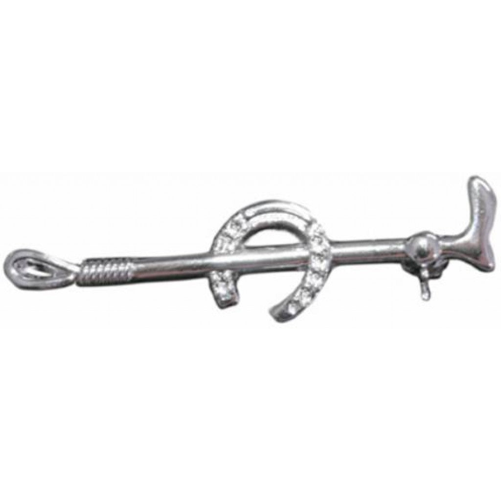 HKM Stock Pin Argent Fer à Cheval