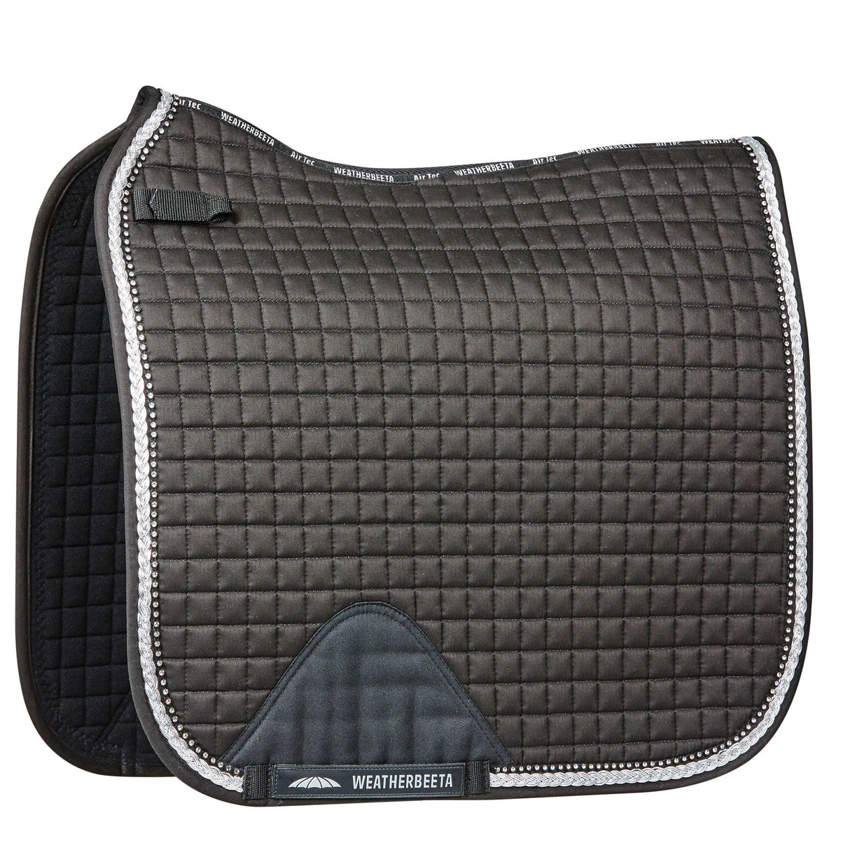 Weatherbeeta Prime Bling Dressage Saddle Pad #colour_black