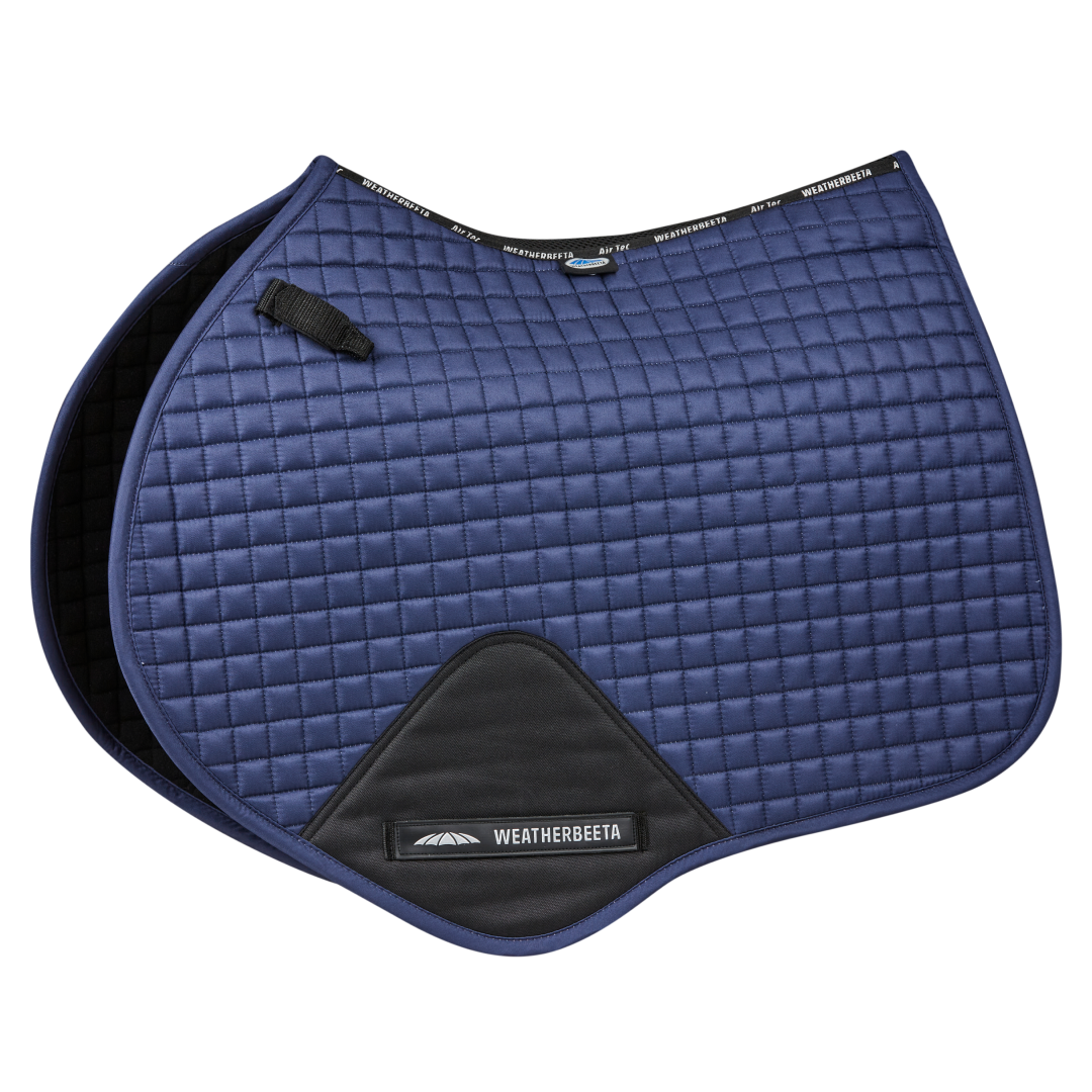 Weatherbeeta Prime Jump Saddle Pad #colour_blueberry-navy