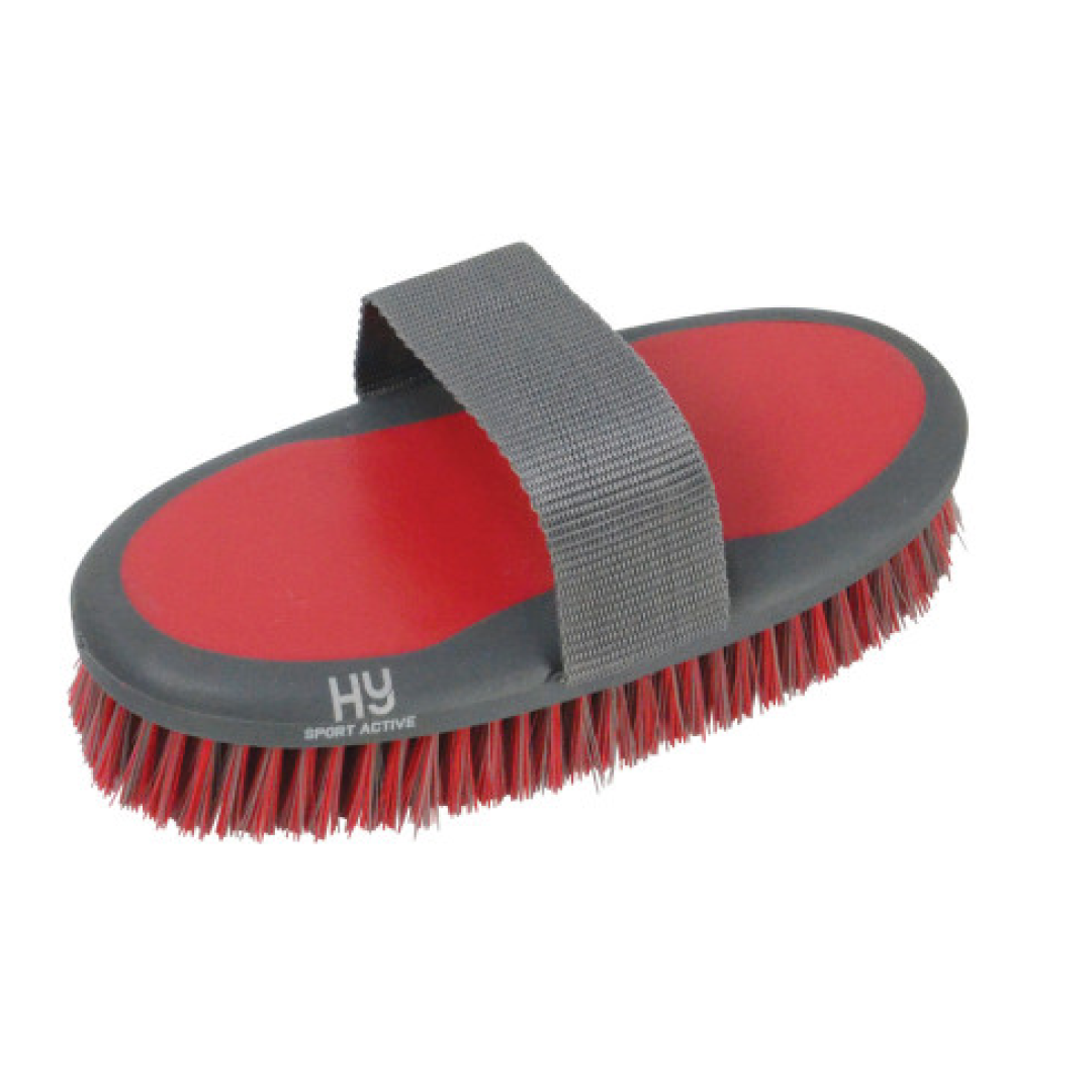 Hy Sport Active Sponge Brush #colour_rosette-red