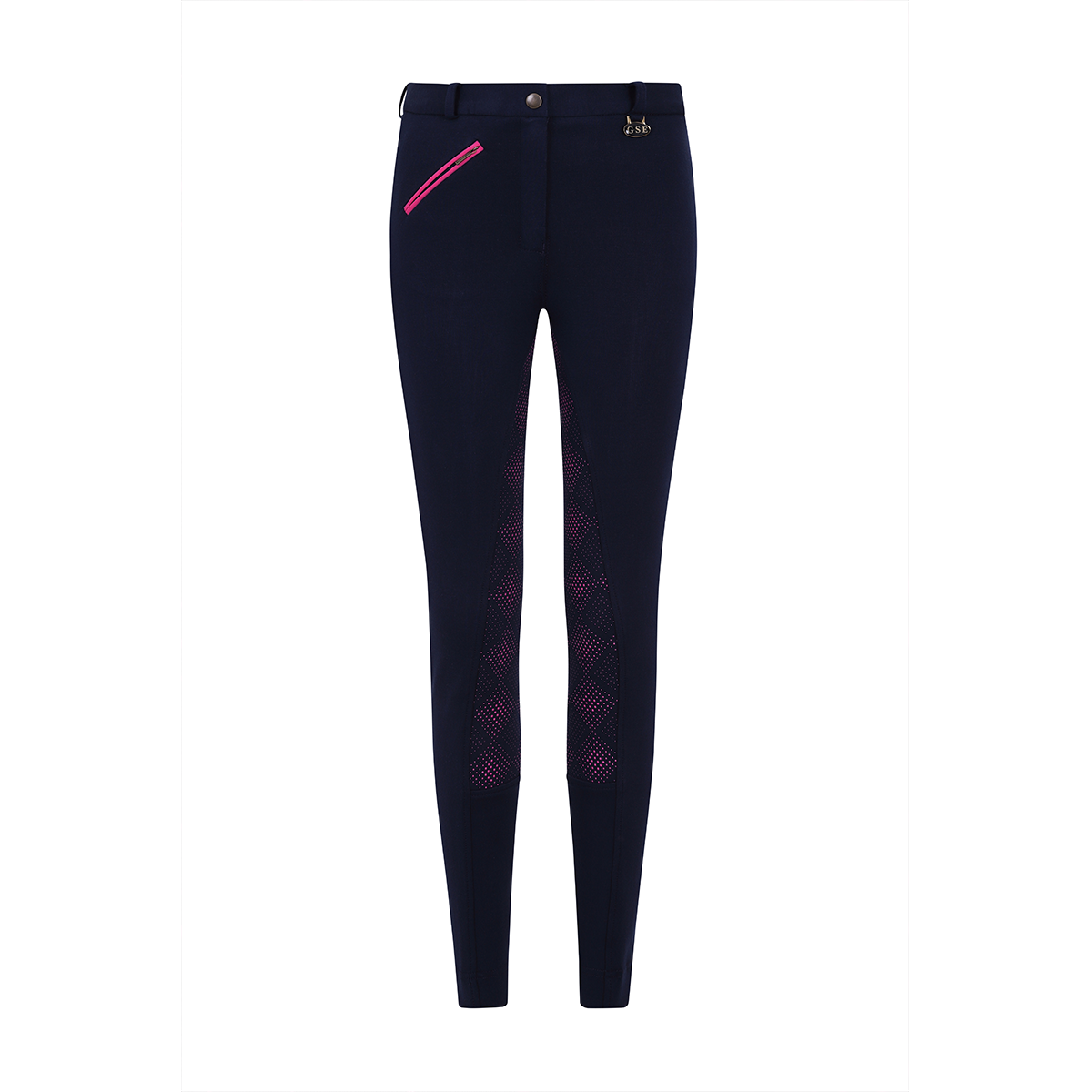 GS Equestrian Carol Ladies Two Tone Silicone Full Seat Jodhpurs