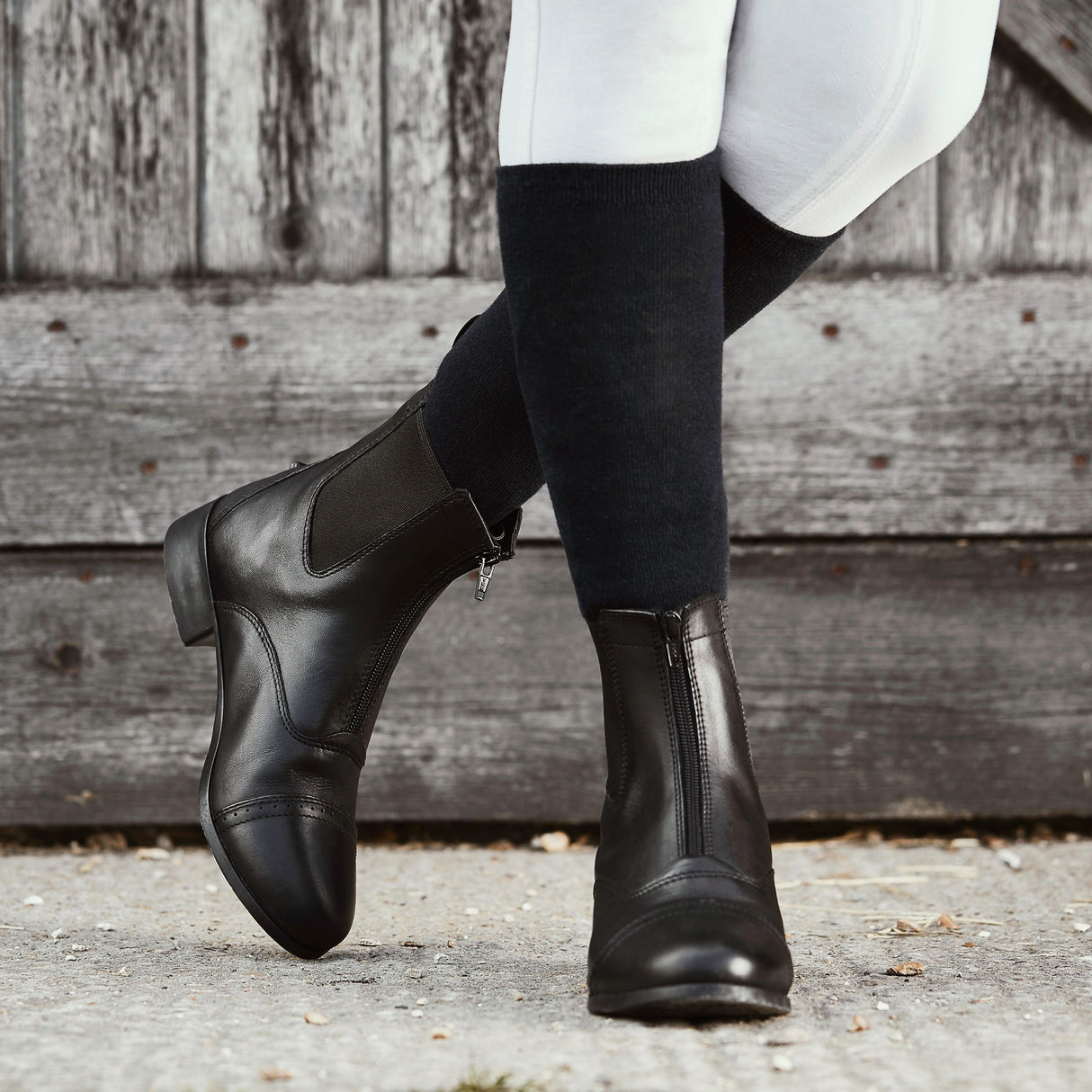Dublin Elevation Zip Paddock Boots II #colour_black