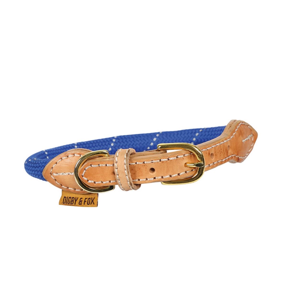 Shires Digby & Fox Reflective Dog Collar #colour_blue