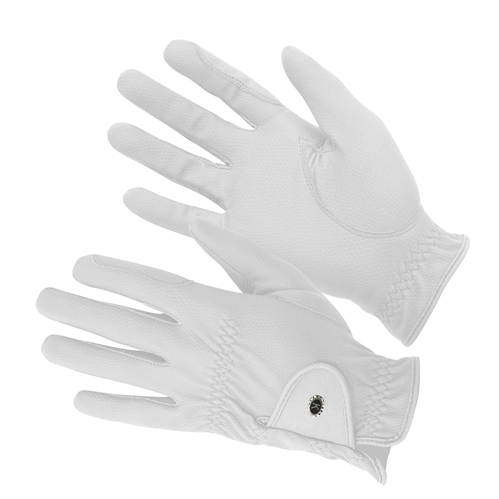 KM Elite ProGrip Gloves #colour_white