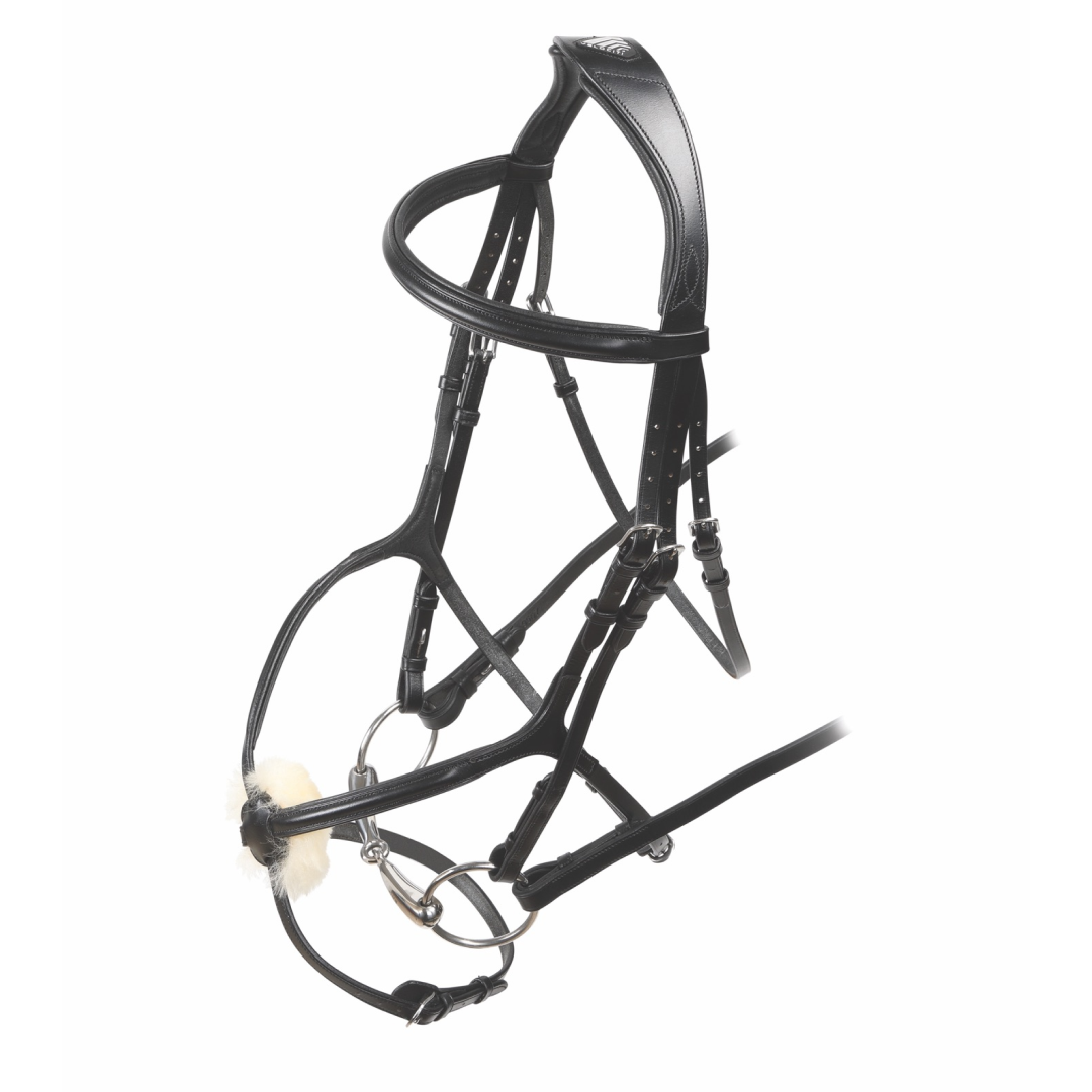 Shires Velociti RAPIDA Grackle Bridle #colour_black