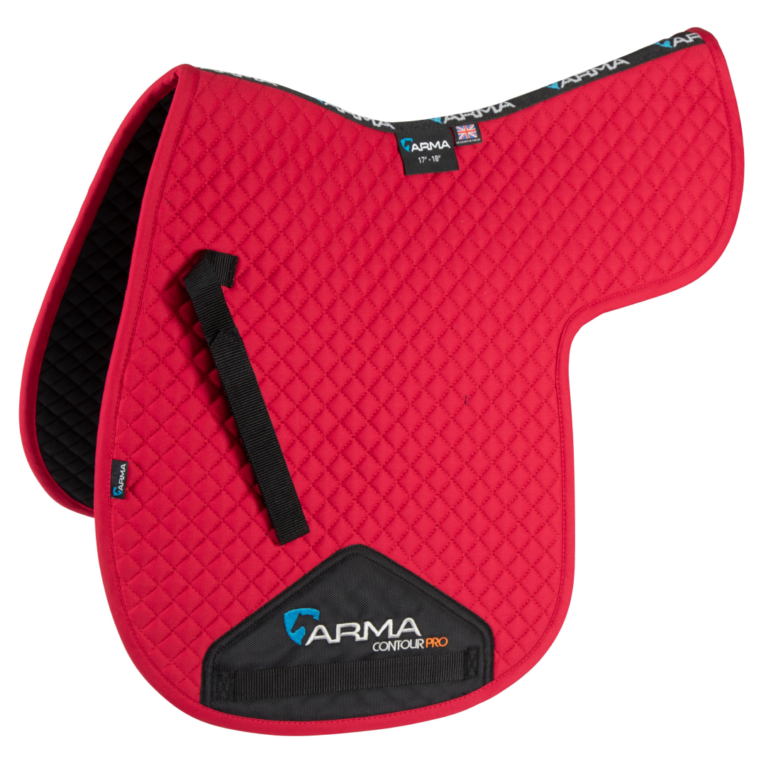 Shires ARMA Numnah #colour_deep-red