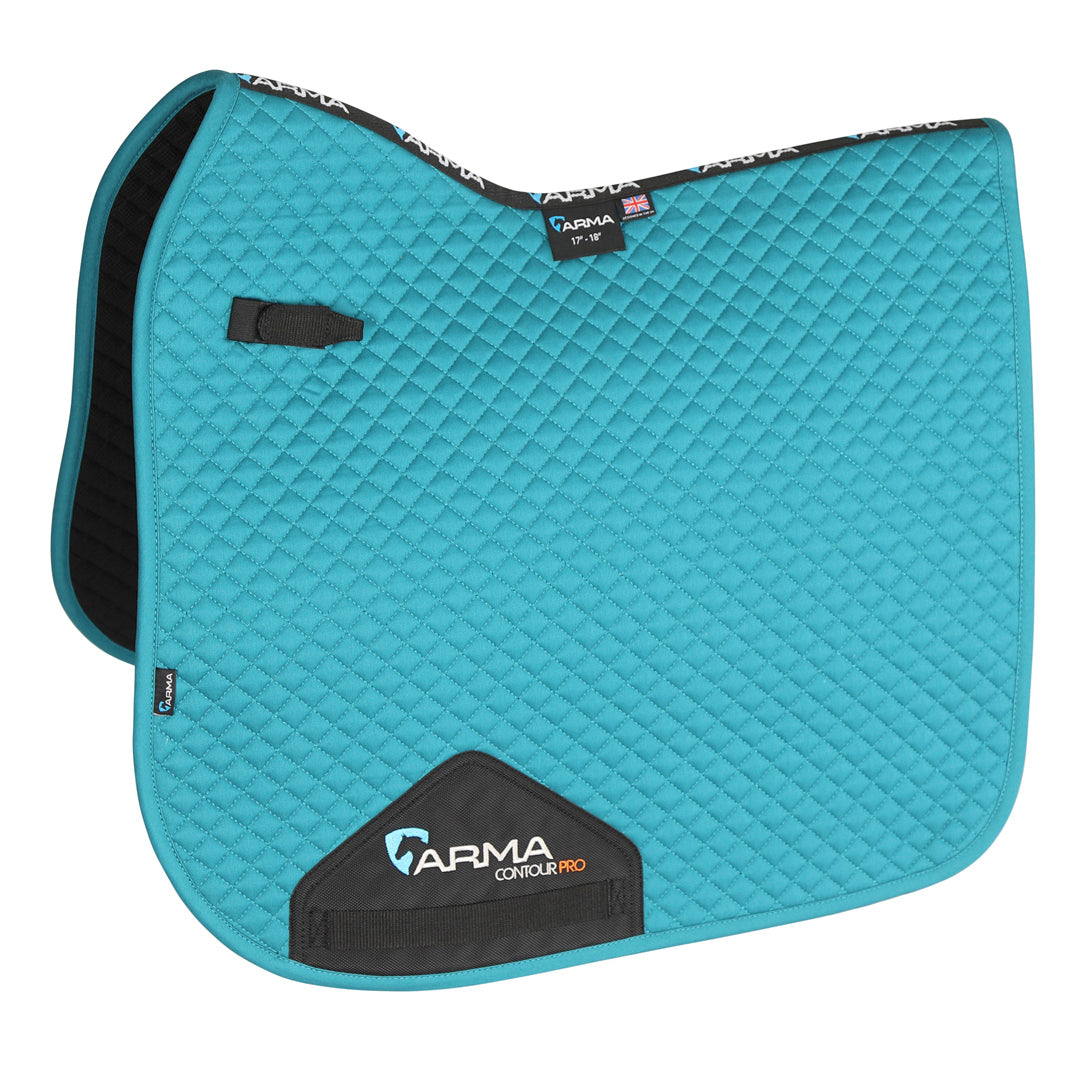 Shires ARMA Dressage Saddlecloth #colour_ocean-blue