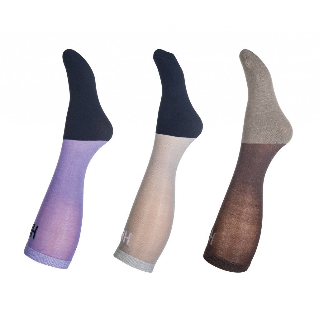 HKM Socken -Microcotton Colour- 3er-Set