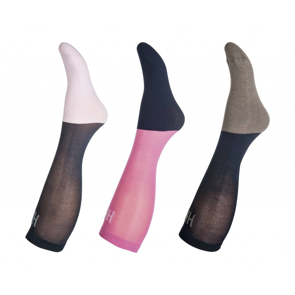 HKM Socken -Microcotton Colour- 3er-Set