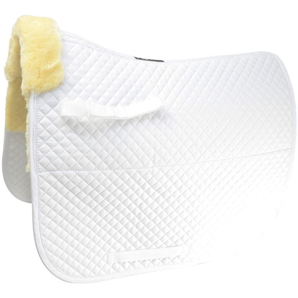 hyspeed 팹 양털 늘어선 안장 천