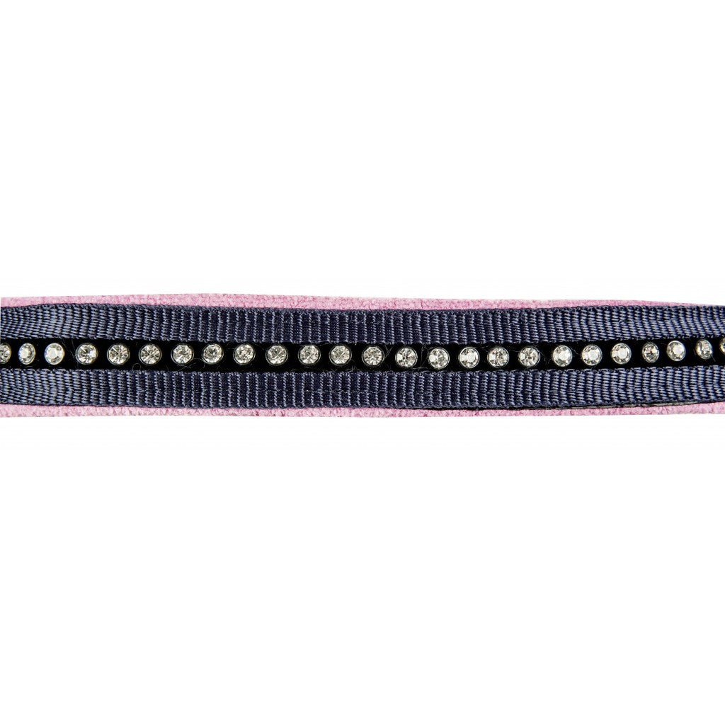 HKM Head Collar & Lead Rope Set -Crystal- Soft Padded
