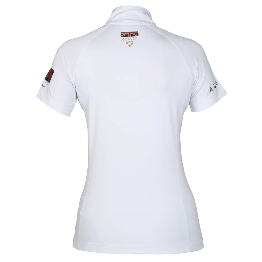 Shires Aubrion Team Short Sleeve Base Layer #colour_white