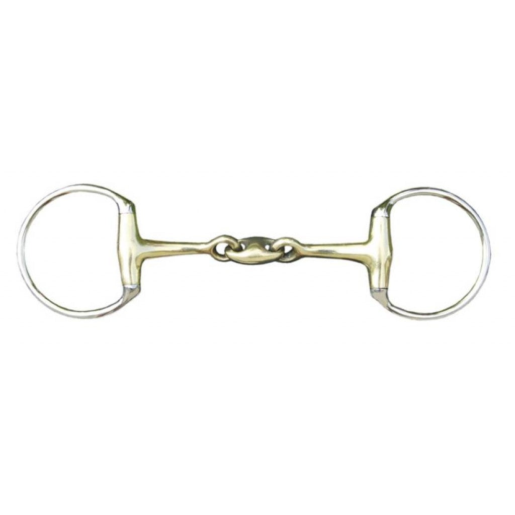 hkm eggbutt snaffle & argentan- 18mm
