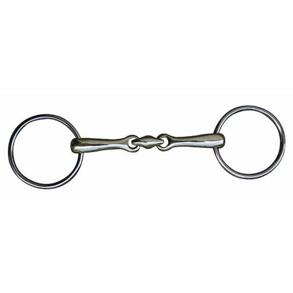 HKM Loser Ring Bradoon mit Raute 14 mm Edelstahl