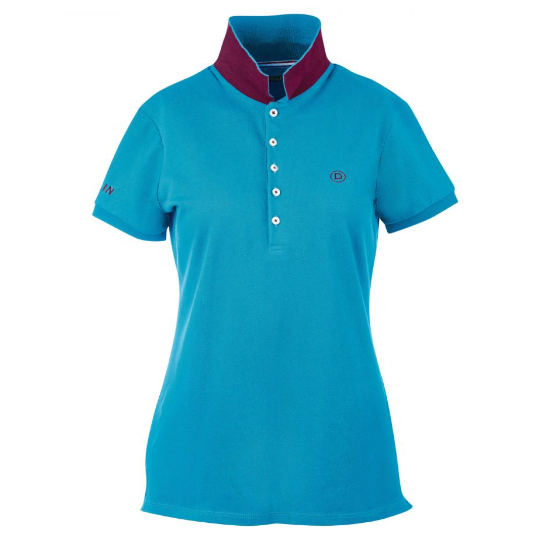 Dublin Lily Cap Sleeve Ladies Polo #colour_arctic-blue