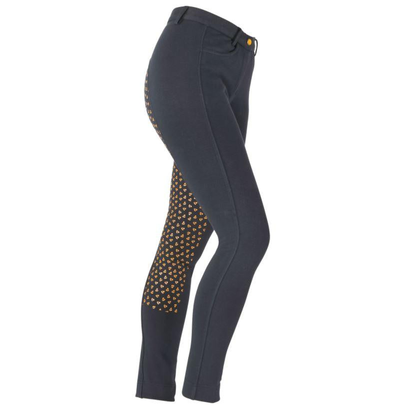 Shires Aubrion Highbury Ladies Jodhpurs #colour_navy-orange