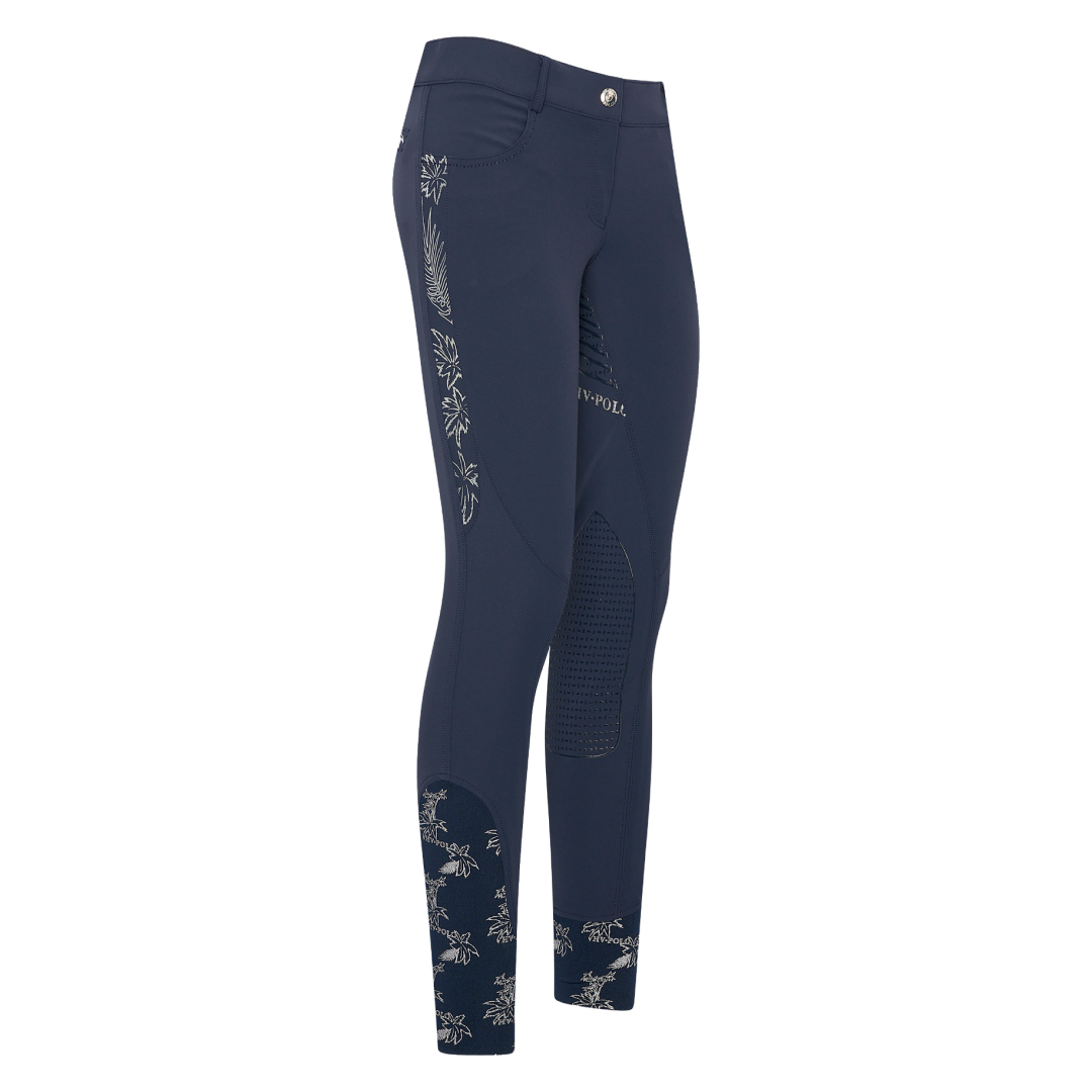 HV Polo Marijn Palm Springs Full Grip Riding Breeches #colour_navy