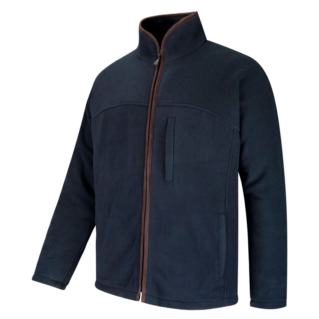 Hoggs of Fife Ghillie II Men's Waterproof Padded Fleece Jacket #colour_navy