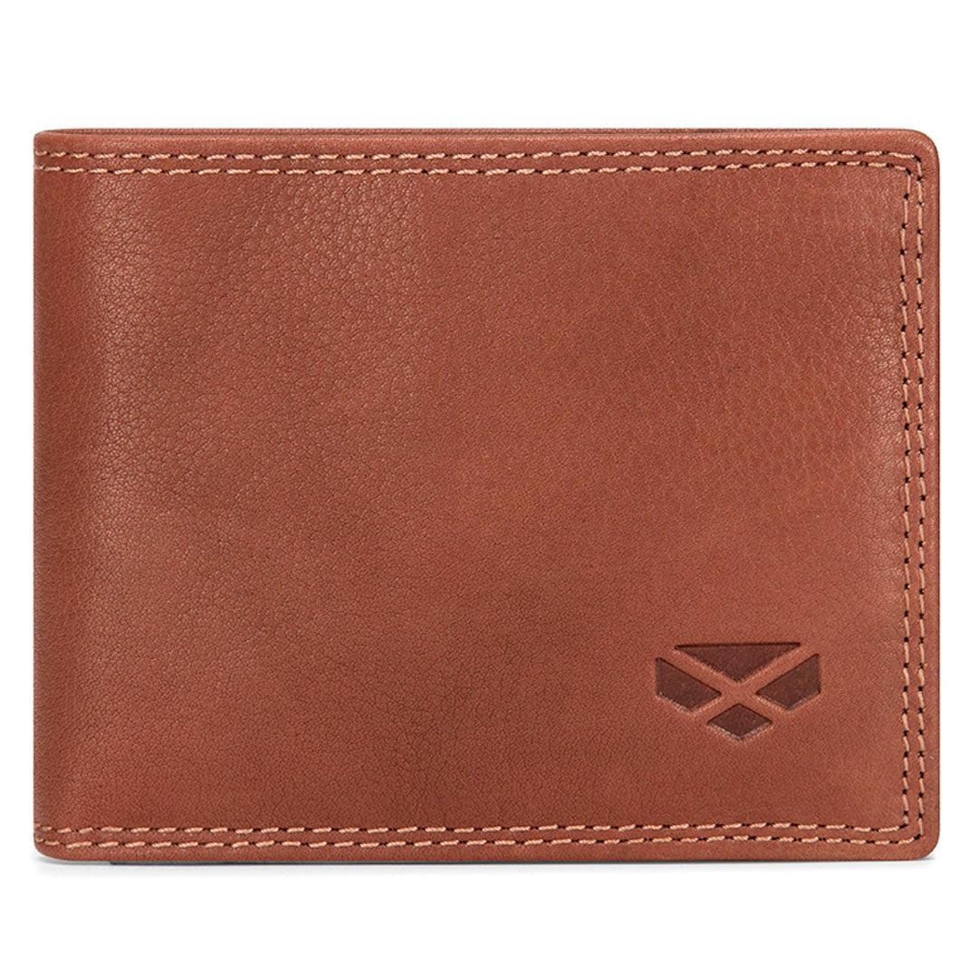 Hoggs of Fife Monarch Leather Credit Card Wallet #colour_hazelnut