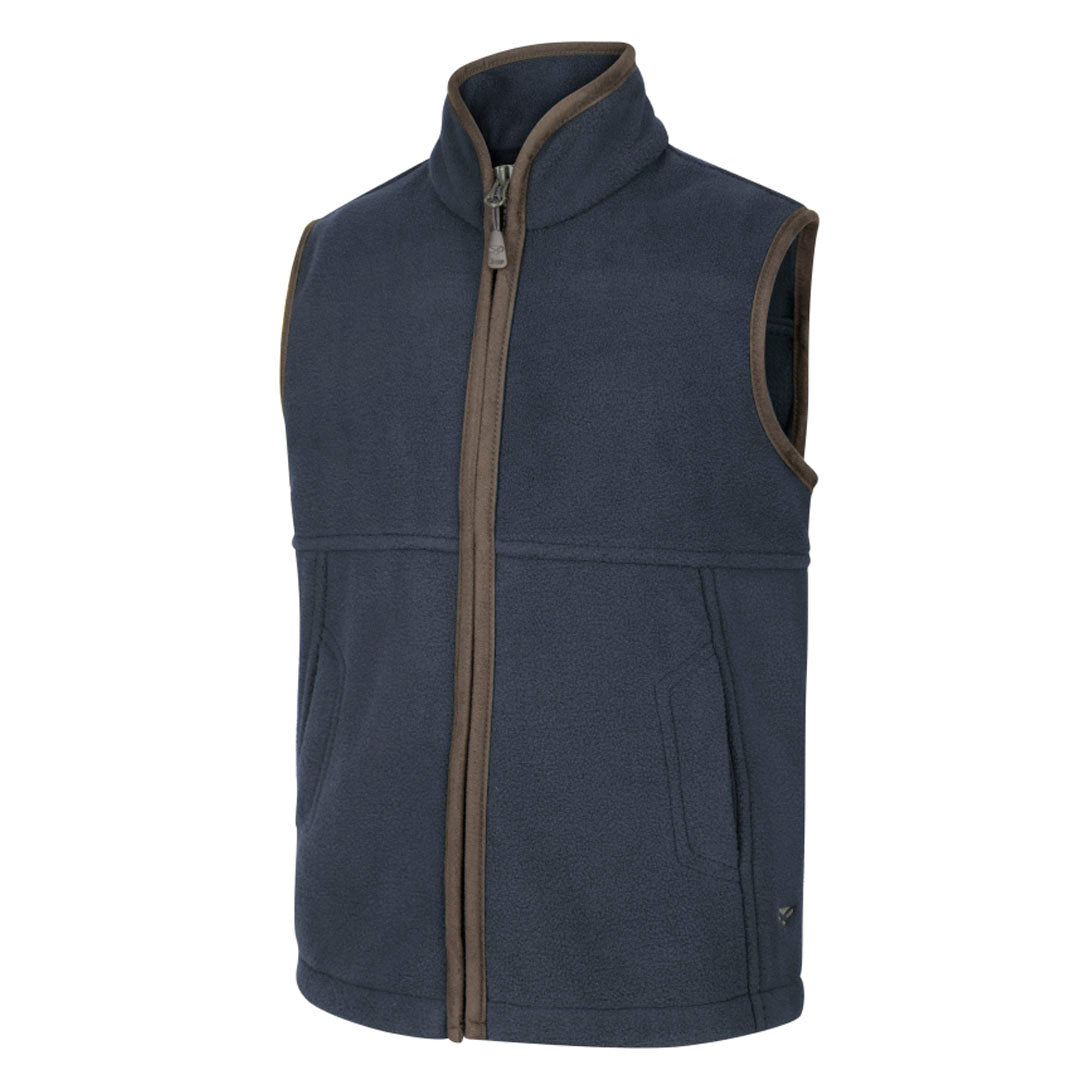 Hoggs of Fife Woodhall Junior Fleece Gilet #colour_navy