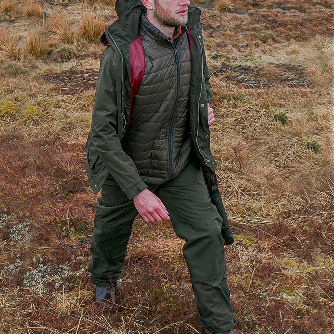 Hoggs of Fife Culloden Men's Waterproof Trousers #colour_fen-green