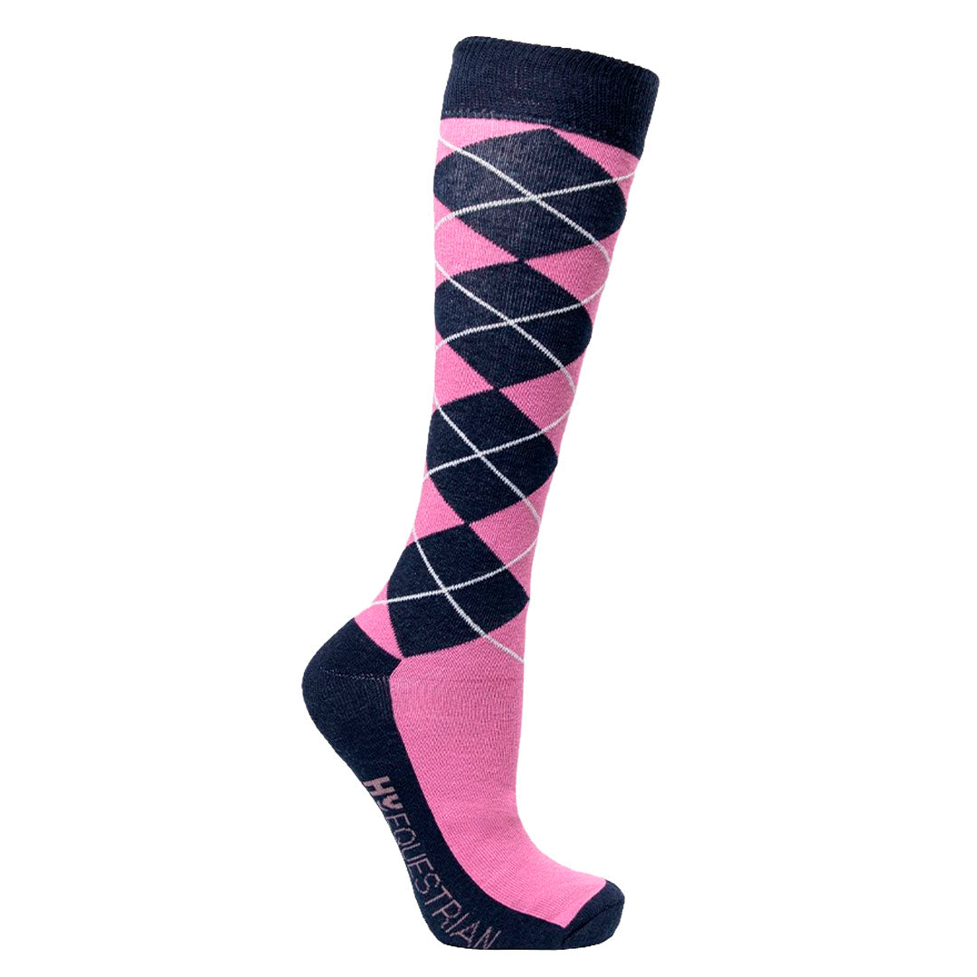Chaussettes longues Hy Equestrian Synergy Argyle - Lot de 3