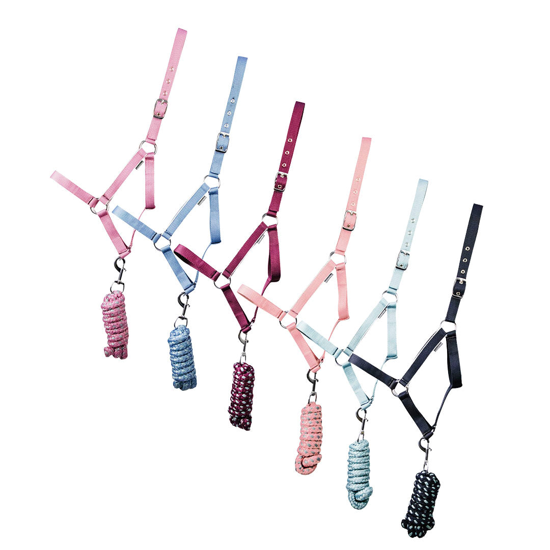 Hy 승마 시너지 헤드 칼라 및 리드 로프 세트