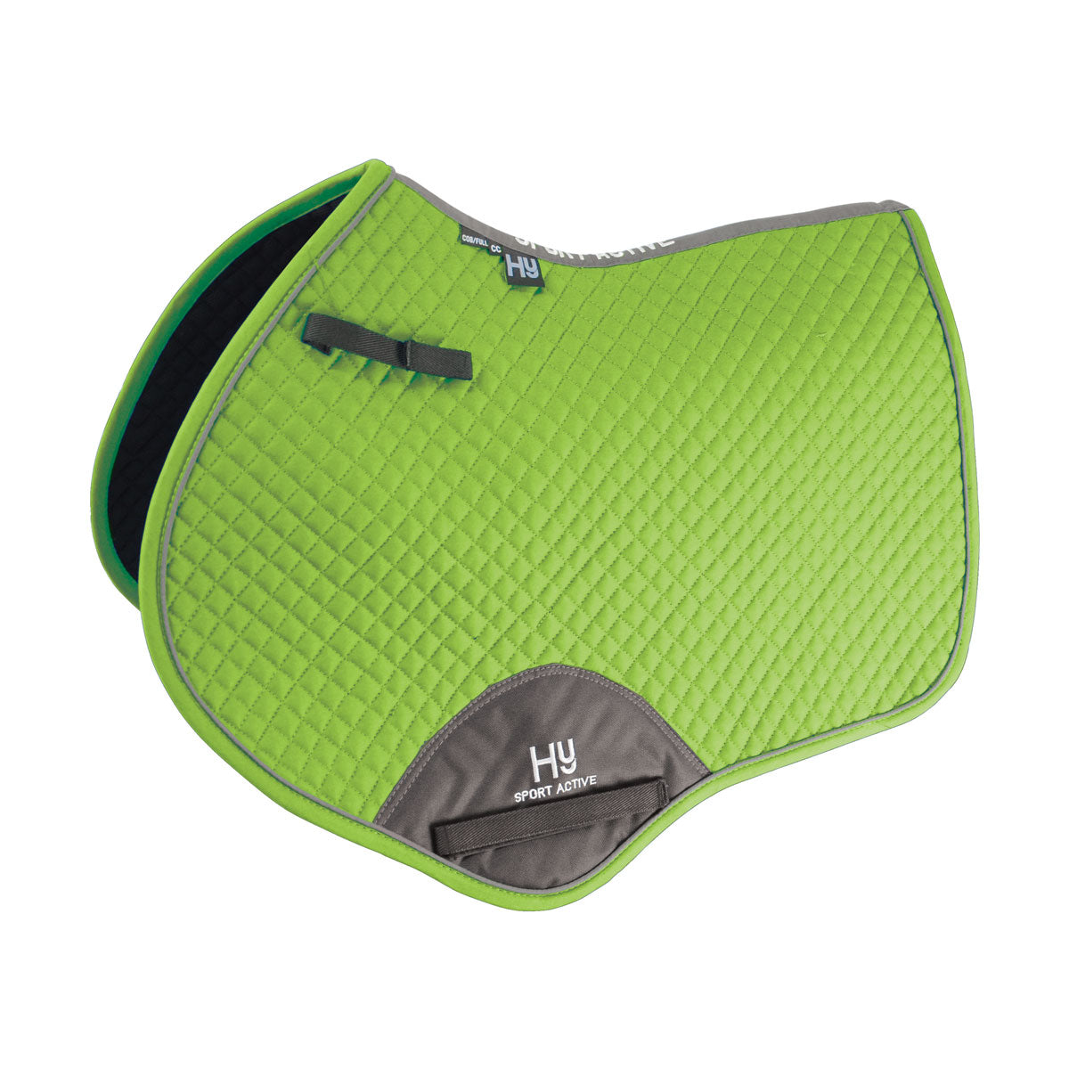 HyWITHER Sport Active Close Contact Saddle Pad #colour_lime-green