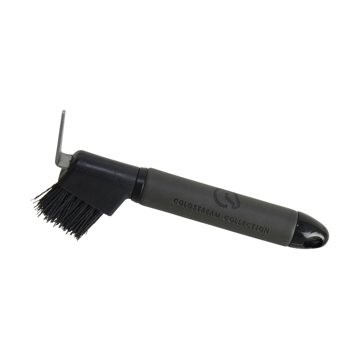Coldstream Faux Leather Hoof Pick #colour_charcoal-black