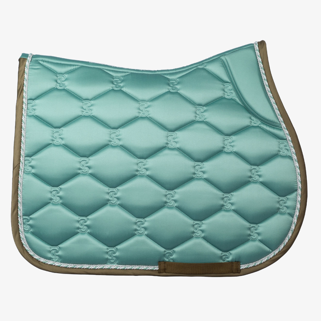 PS of Sweden Celadon Signature Jump Saddle Pad #colour_celadon