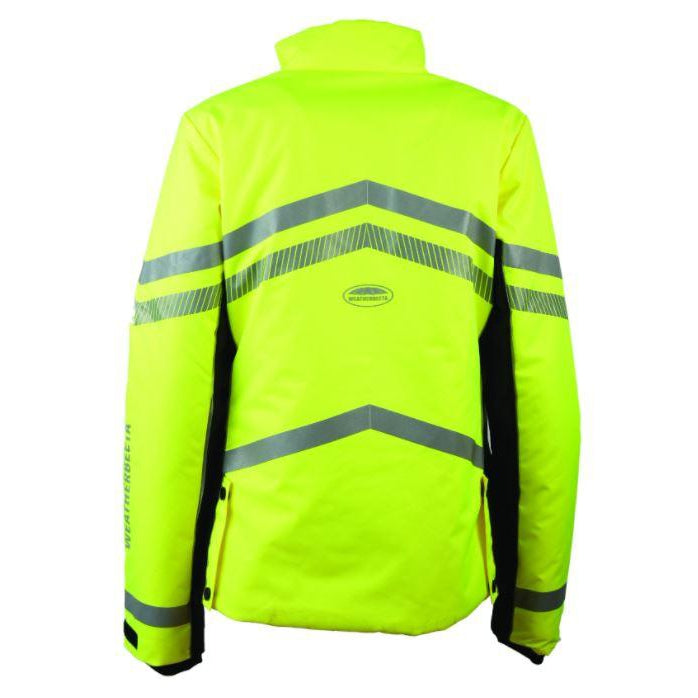 Weatherbeeta Reflective Children's Heavy Padded Waterproof Jacket #colour_yellow
