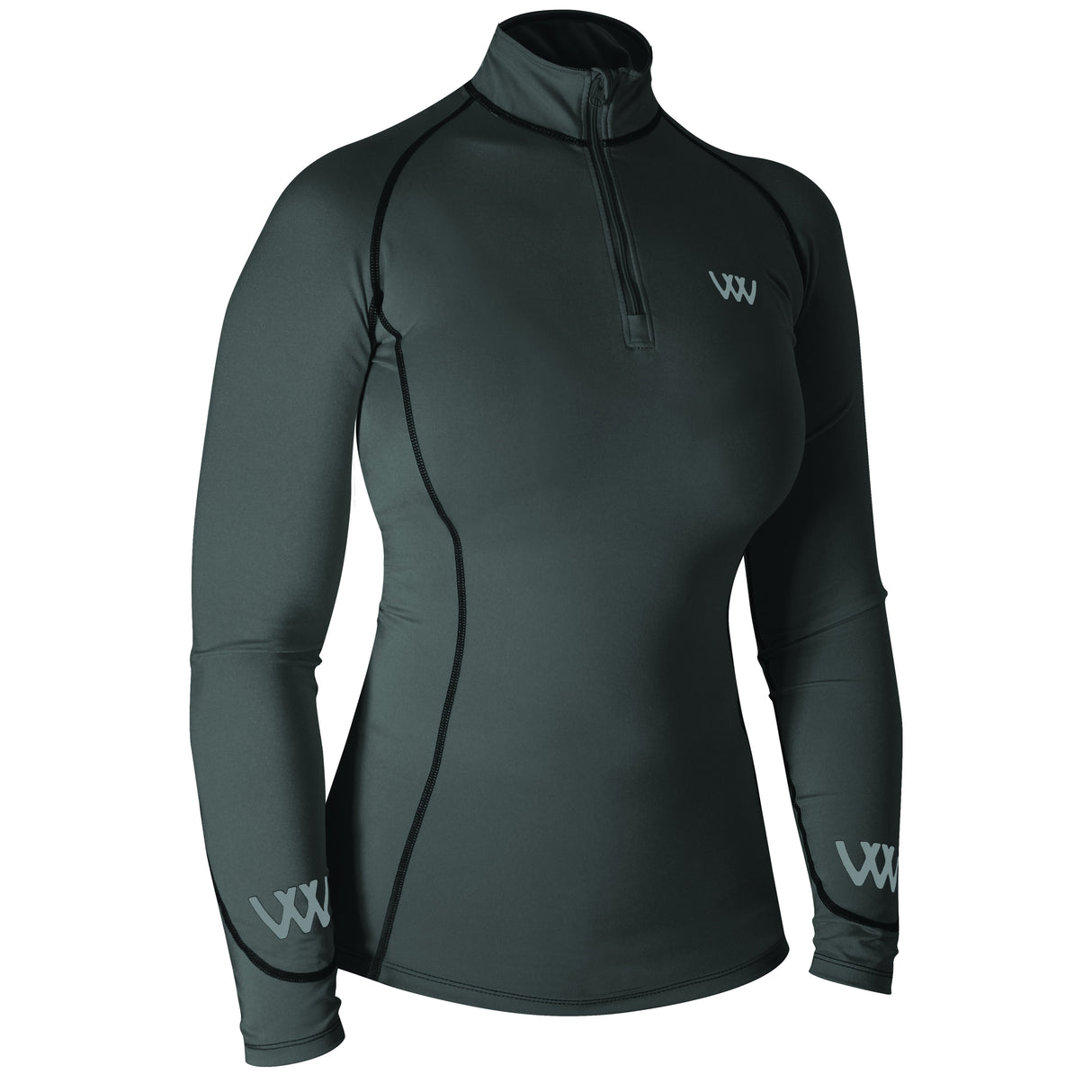 Woof Wear Performance Ladies Riding Shirt #colour_grey