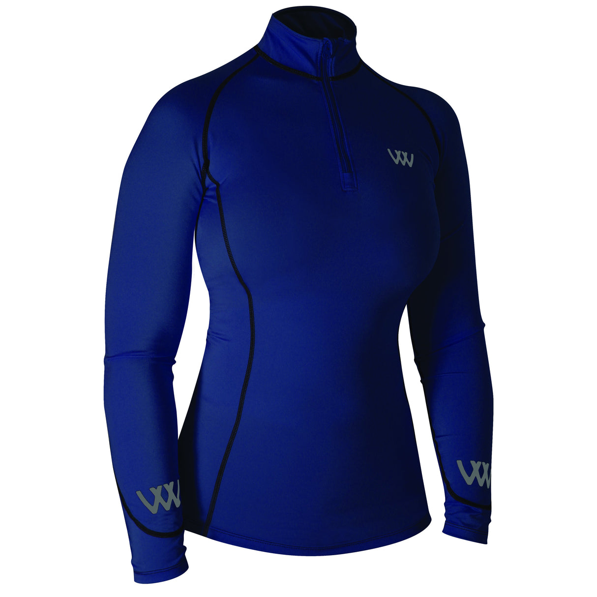 Woof Wear Performance Ladies Riding Shirt #colour_navy