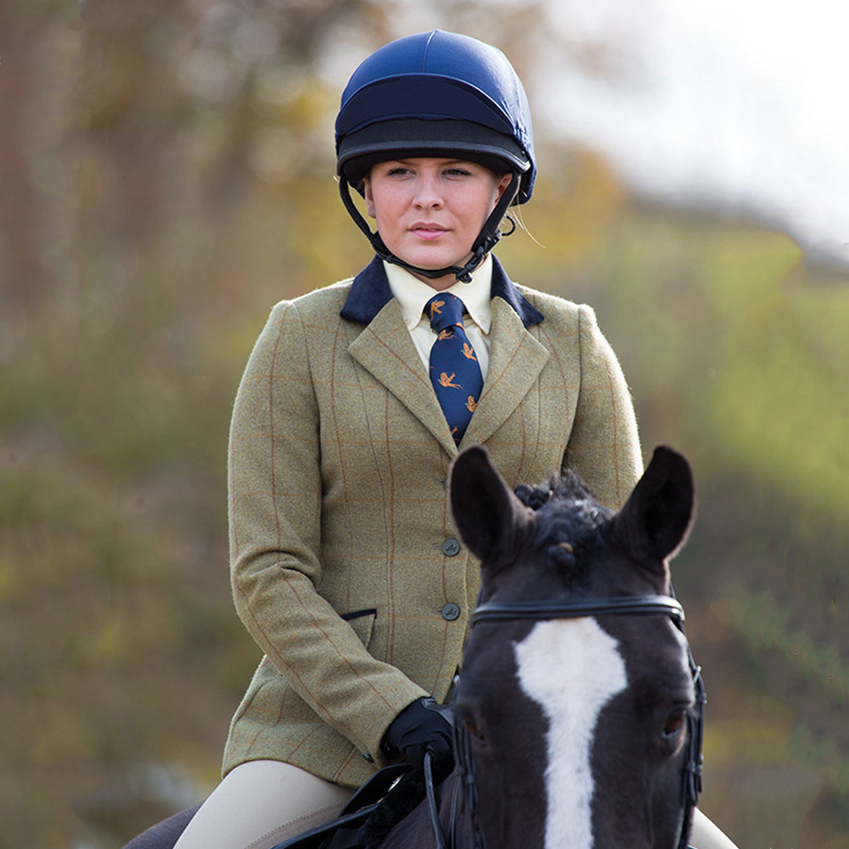 Shires Aubrion Saratoga Ladies Jacket #colour_copper-check