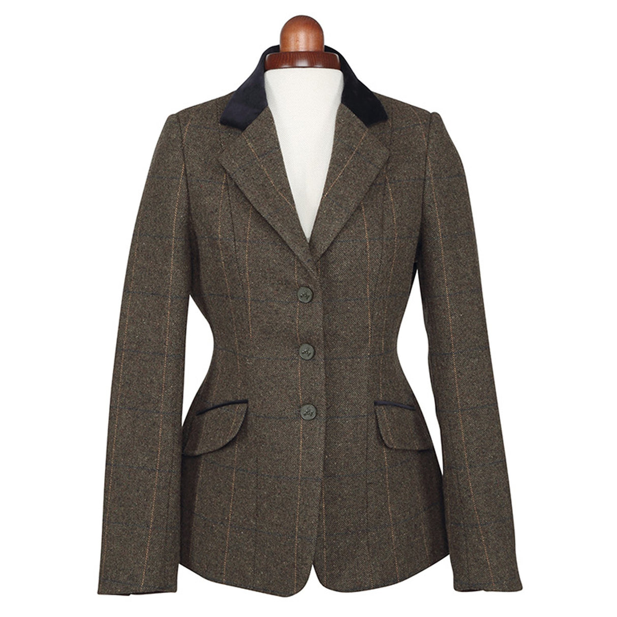 Shires Aubrion Saratoga Ladies Jacket #colour_green-check