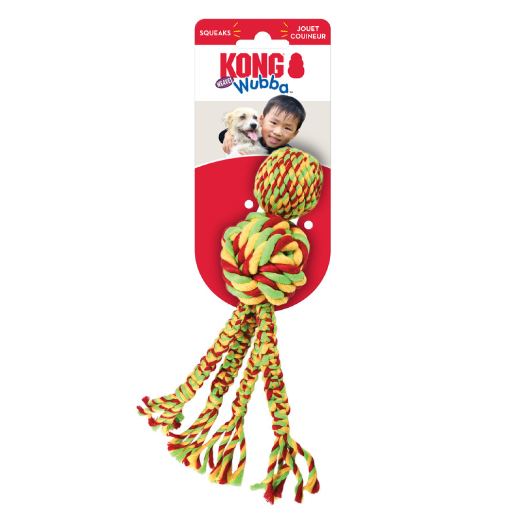 KONG Wubba Weaves with Rope #size_s