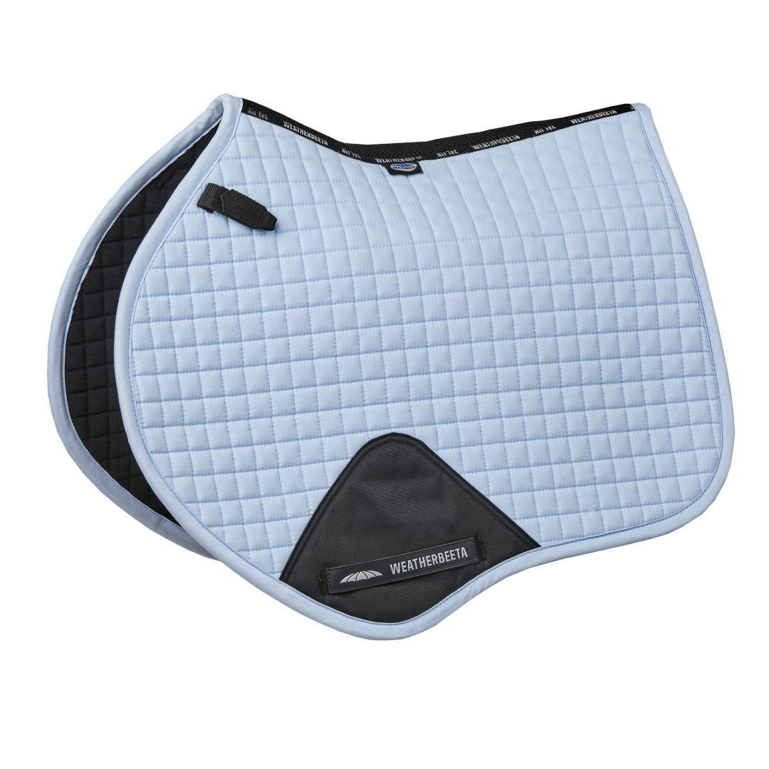 Weatherbeeta Prime Jump Saddle Pad #colour_ice-blue