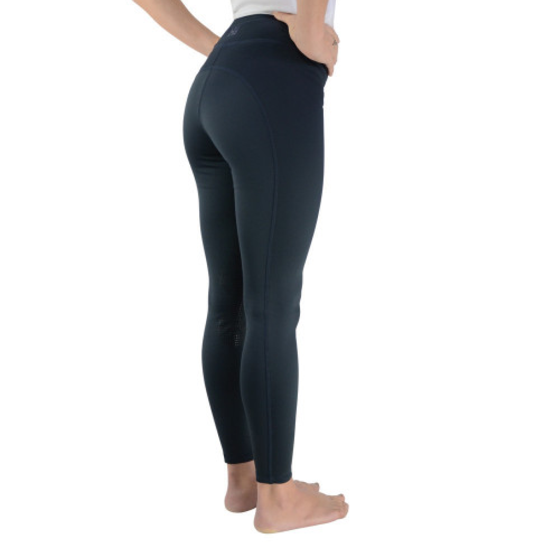Hy Equestrian Ladies OsloPro Softshell Riding Tights#colour_black