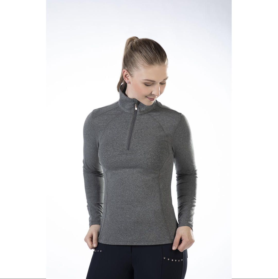 HKM Mio Functional Shirt #colour_dark-grey-melange