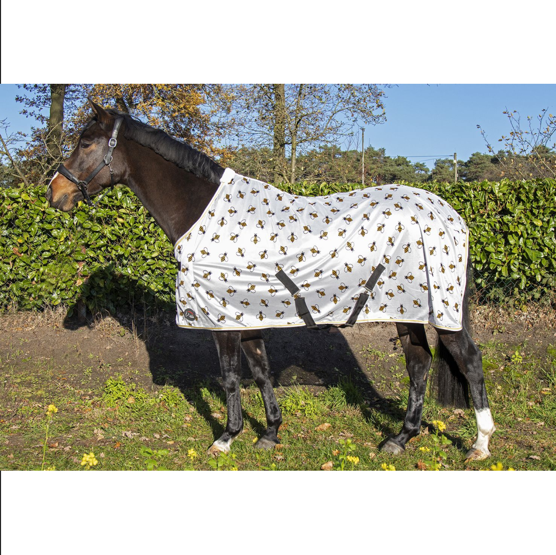 HKM Bee Fly Rug #colour_white-yellow