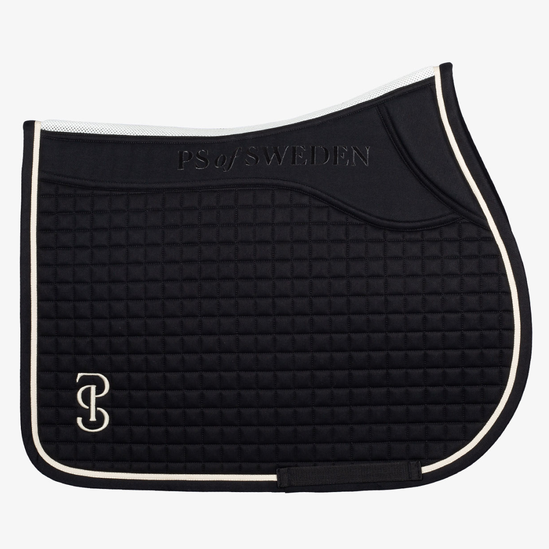 PS of Sweden Elite Jump Saddle Pad #colour_black