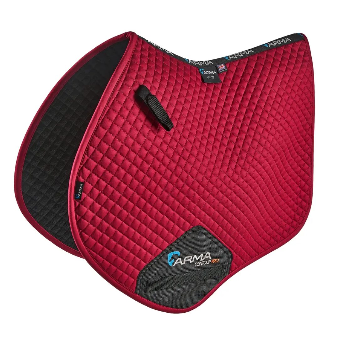 Shires ARMA Jump Saddlecloth #colour_raspberry