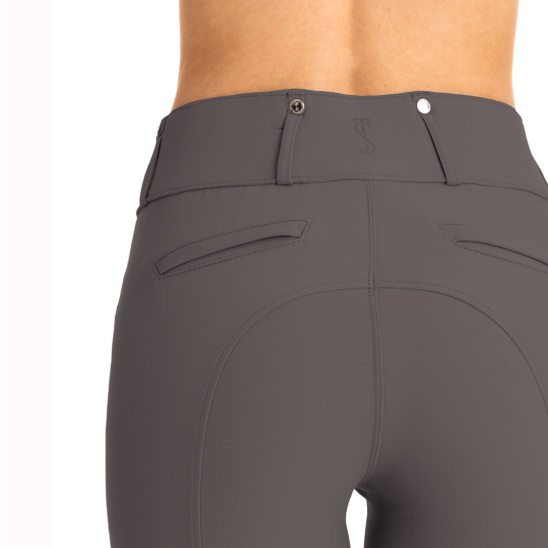 Tredstep Ireland Evolute Knee Patch Breeches #Colour_opal-grey