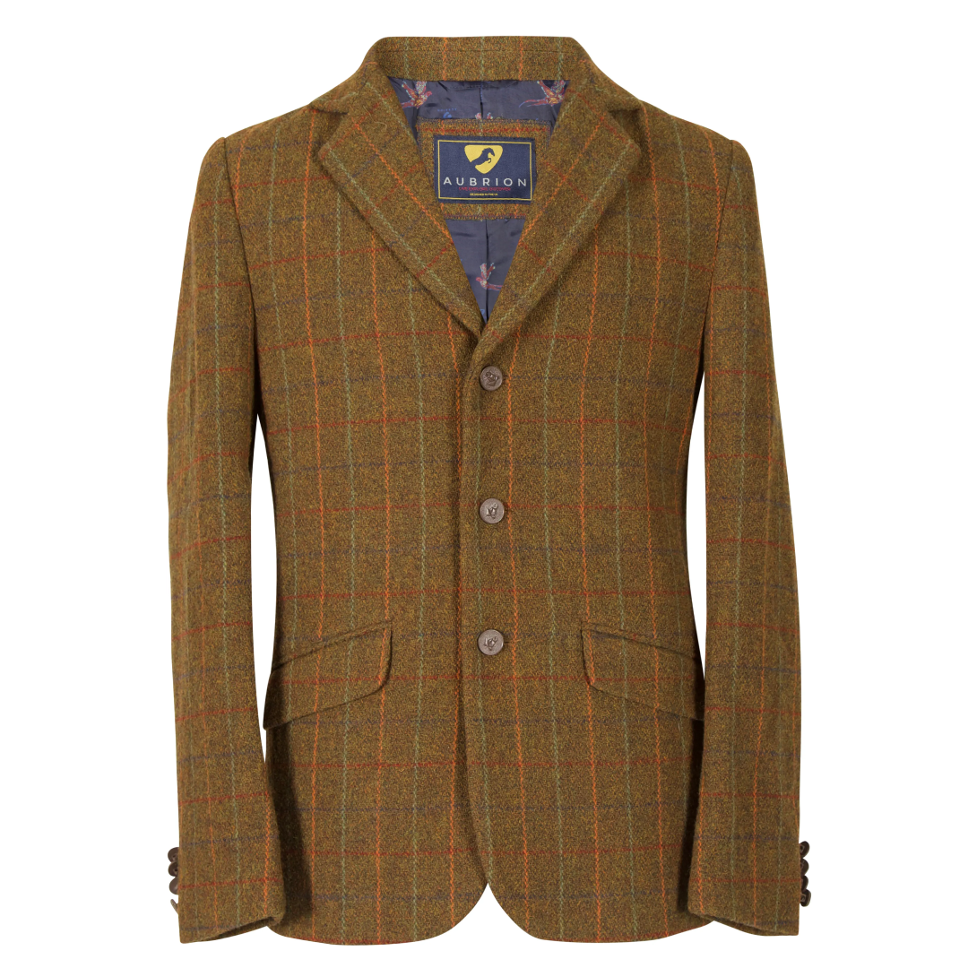 Shires Aubrion Men's Saratoga Jacket #colour_rust-check