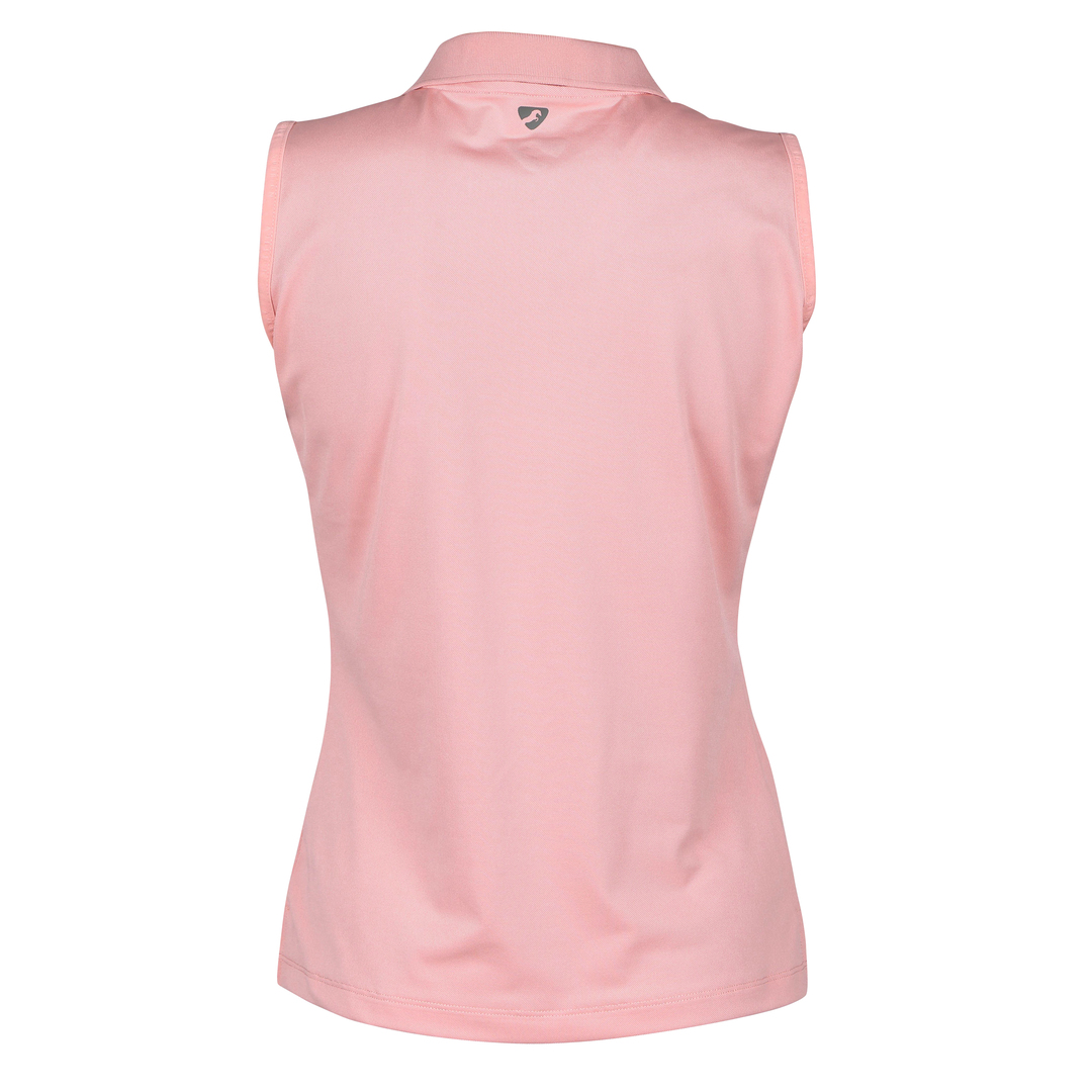 Shires Aubrion Ladies Poise Sleeveless Tech Polo #colour_rose