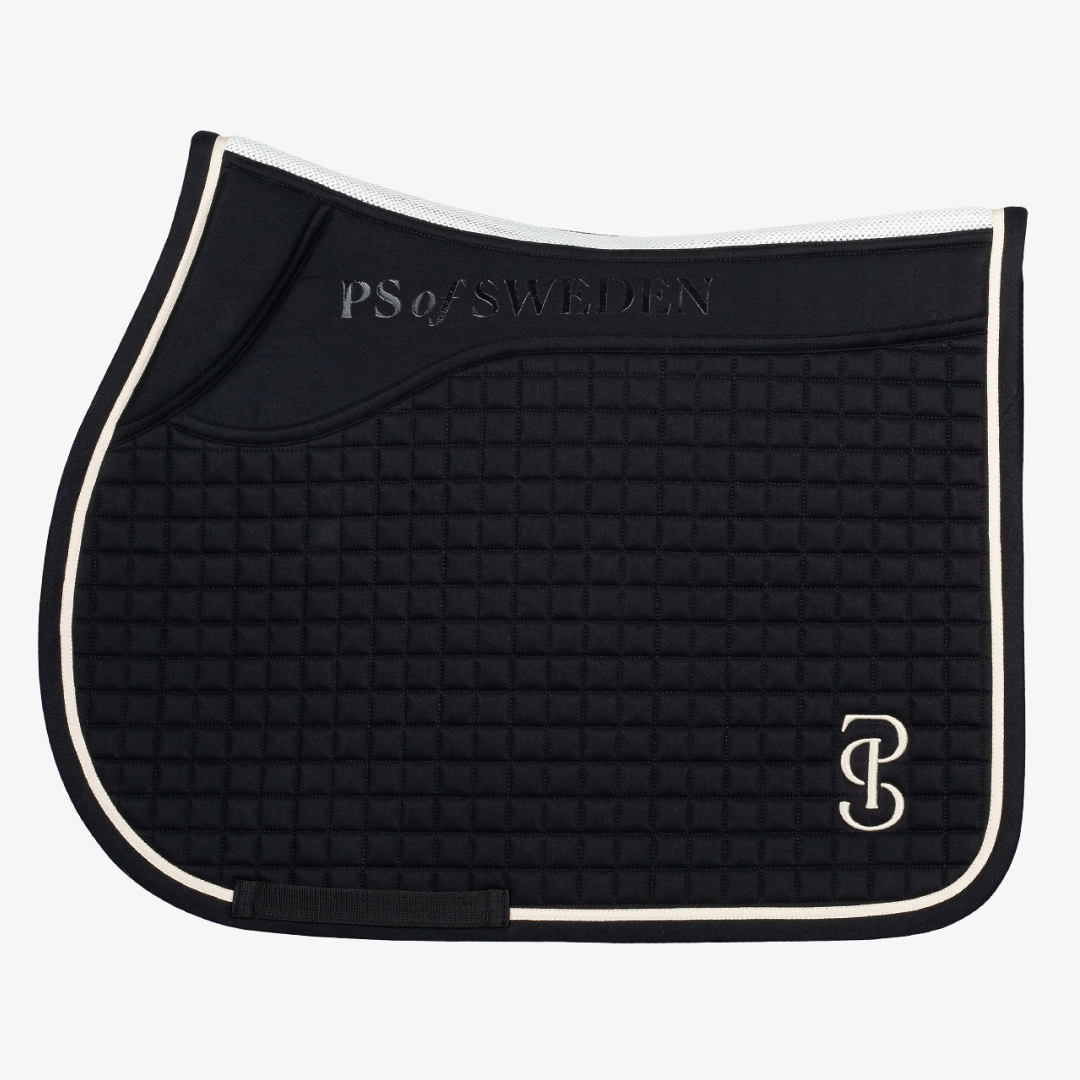 PS of Sweden Elite Jump Saddle Pad #colour_black