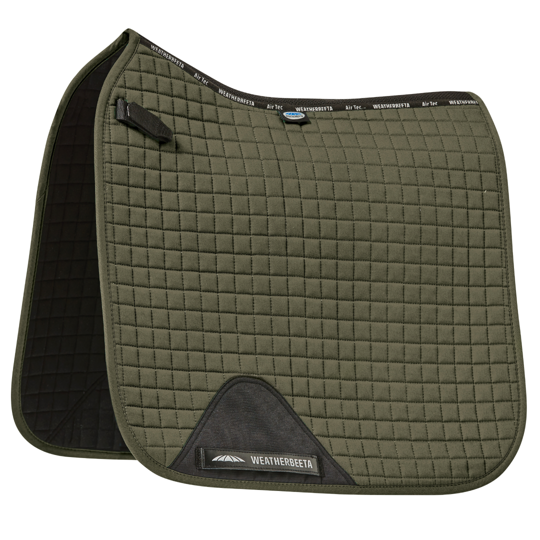 Weatherbeeta Prime Dressage Saddle Pad #colour_olive