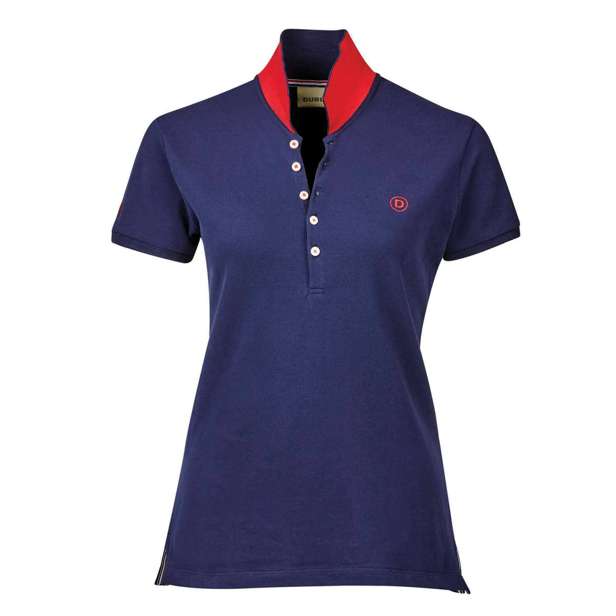 Dublin Lily Cap Sleeve Ladies Polo #colour_true-navy