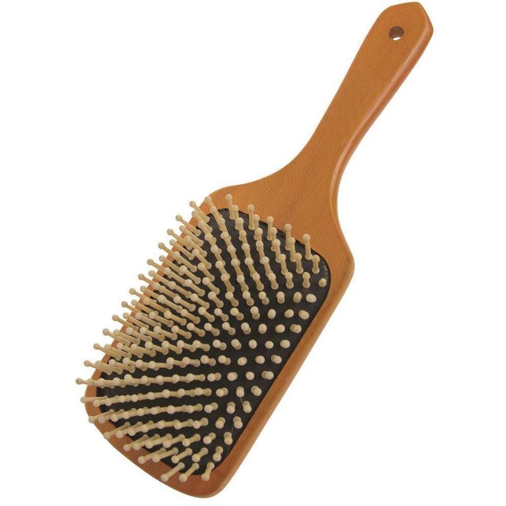 Brosse à crinière et queue en bois de luxe HySHINE