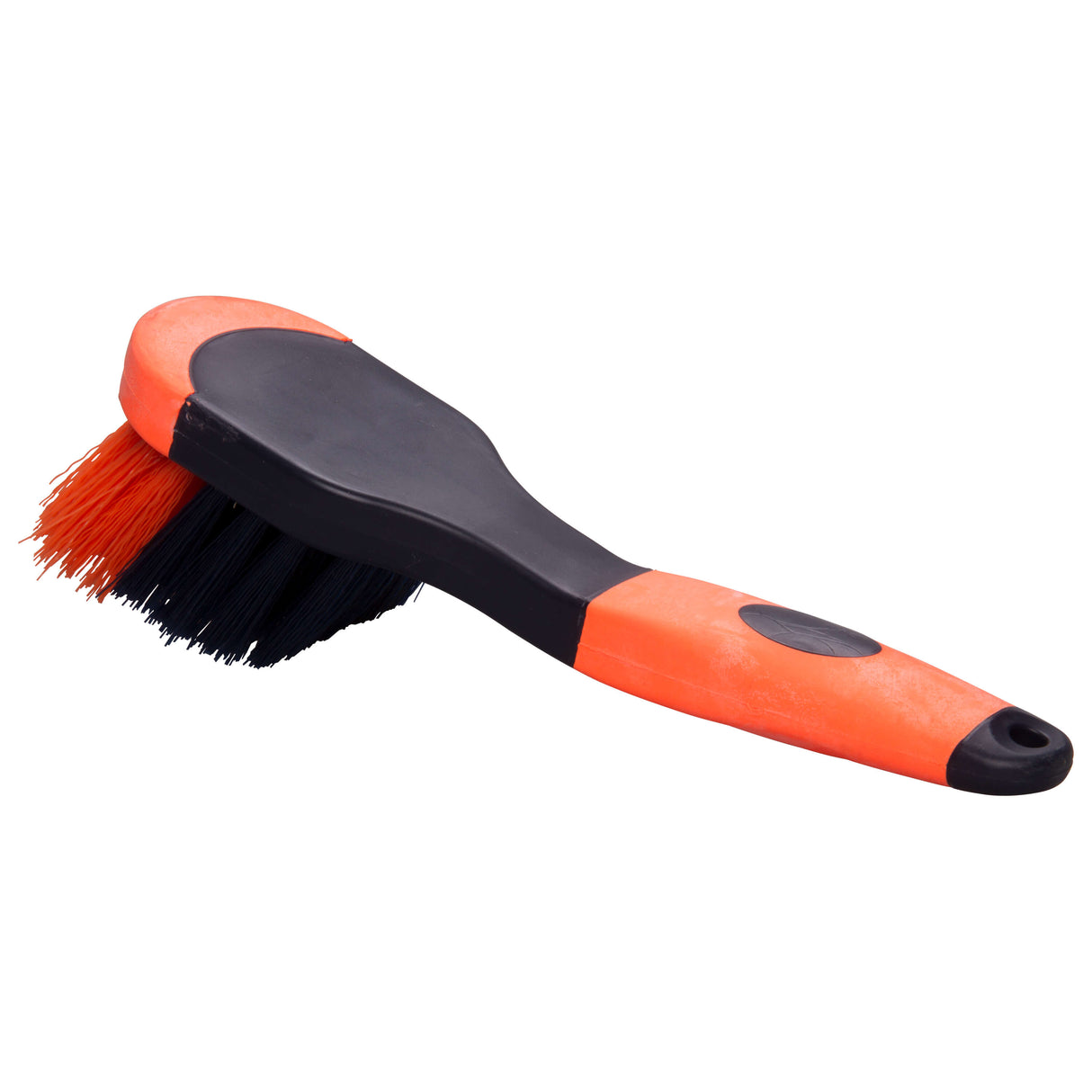 Imperial Riding Hoof Brush Grip #colour_orange-dark-grey